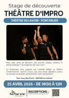 Stage de découverte Théâtre d'impro 